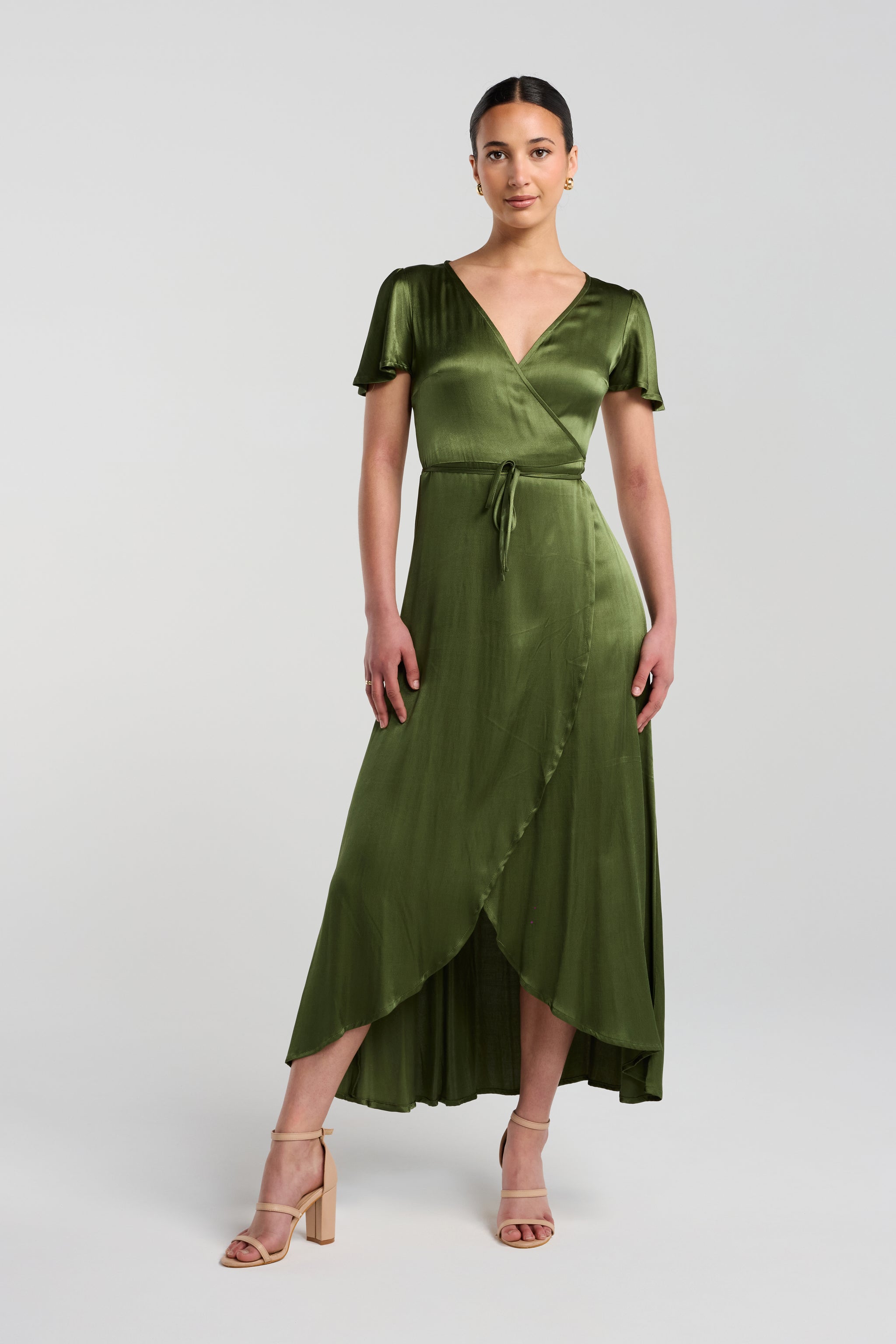 SIZE SAMPLES - Sunset Wrap Dress - evolutionbridesmaids SIZE SAMPLES - Sunset Wrap Dress - evolutionbridesmaids