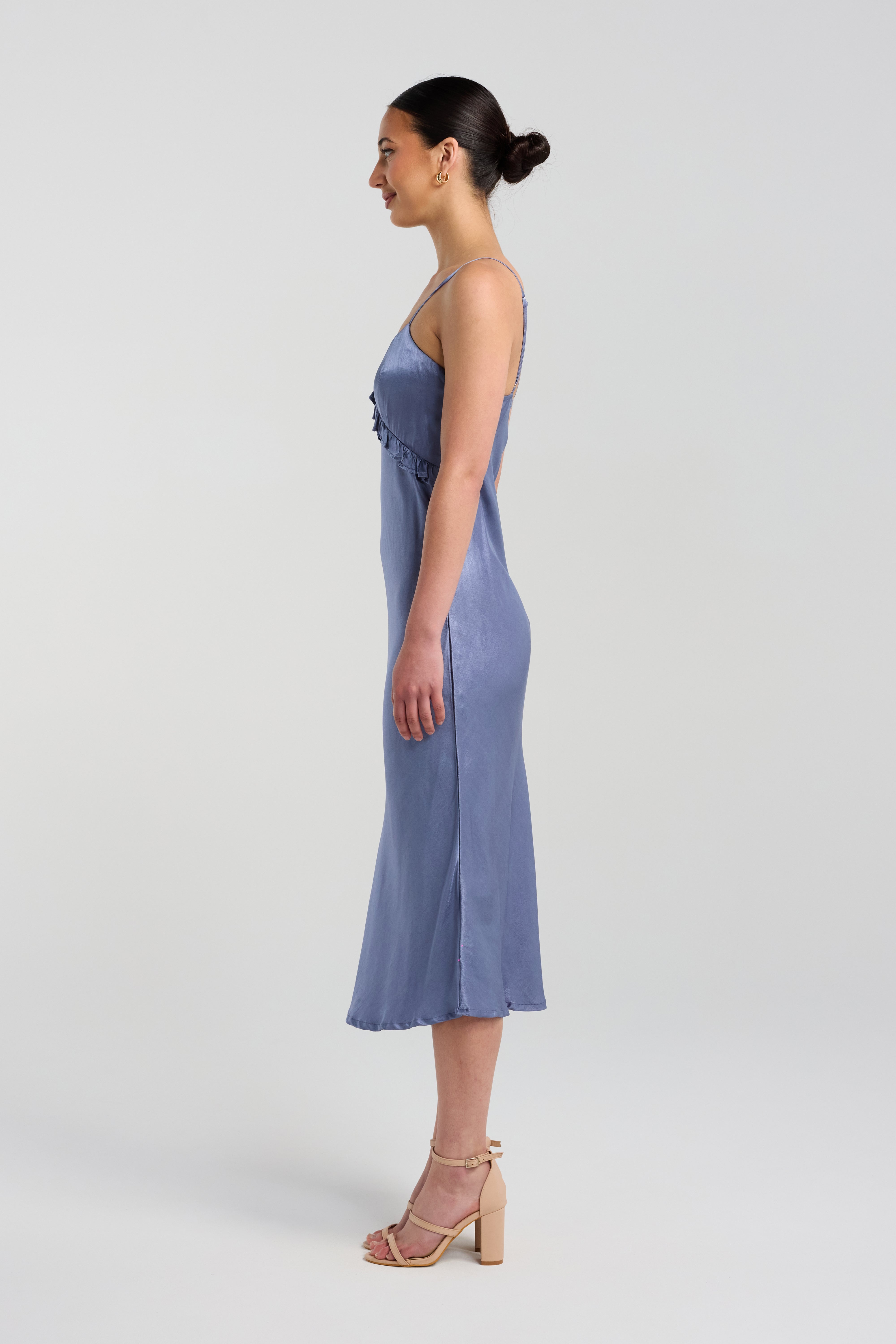 Anna Dress - Available in 43 colours 14 / Satin Fabric Anna Dress - Available in 43 colours 14 / Satin Fabric