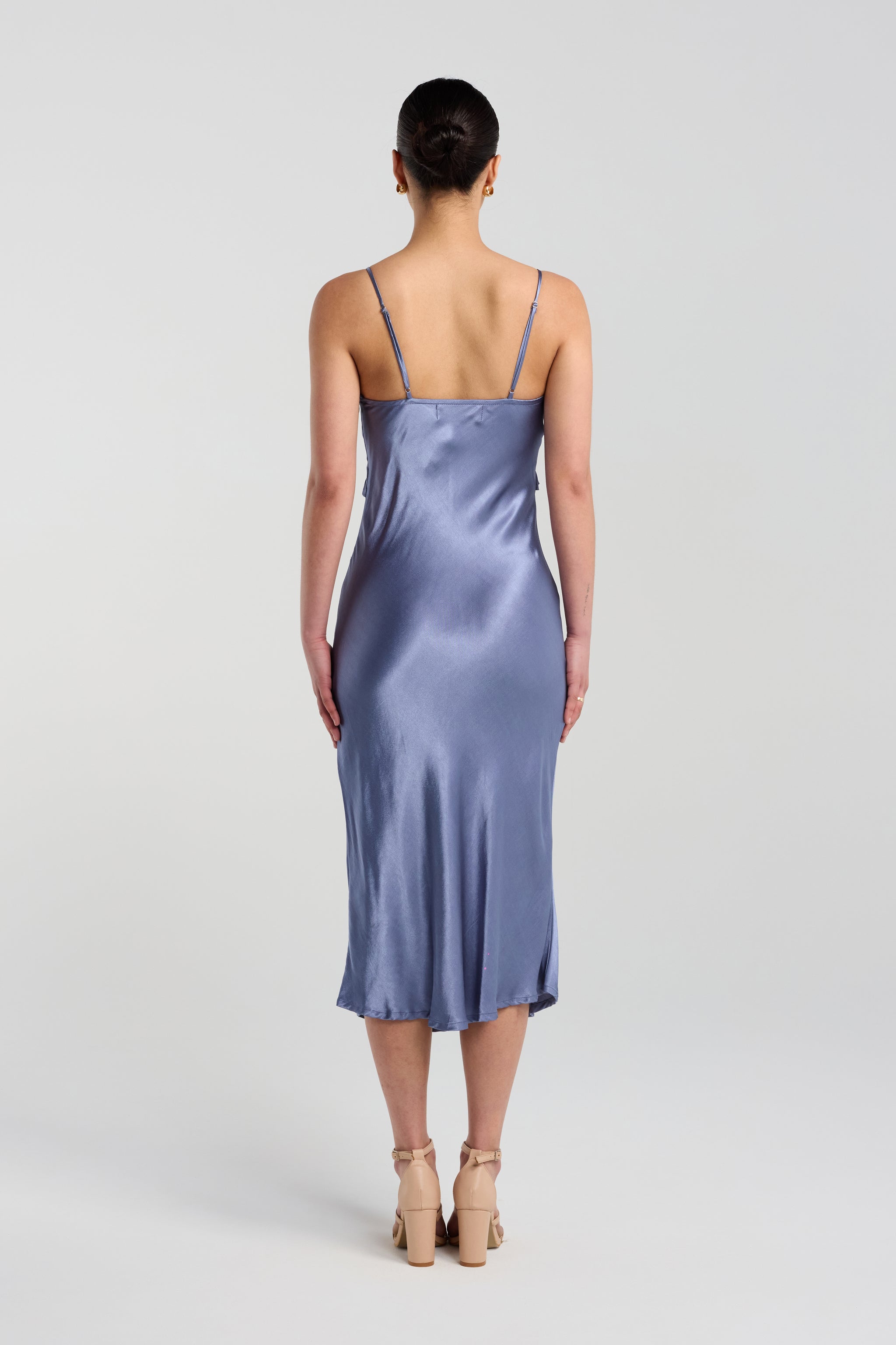 Anna Dress - Available in 43 colours 14 / Satin Fabric Anna Dress - Available in 43 colours 14 / Satin Fabric