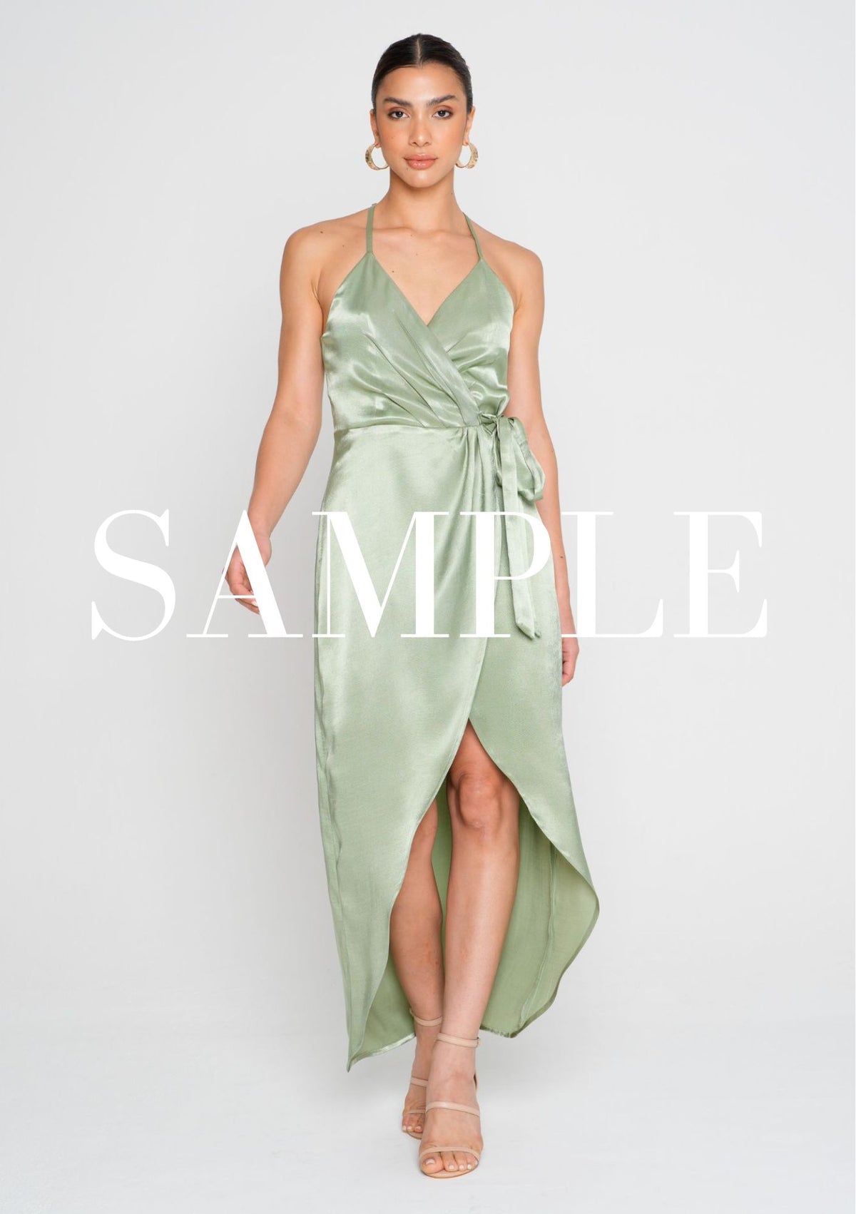 SIZE SAMPLES - Kate Wrap Dress